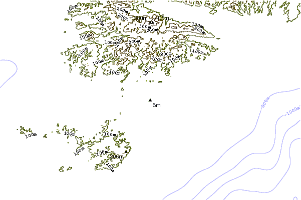 Shoreline around Wada Rivermouth