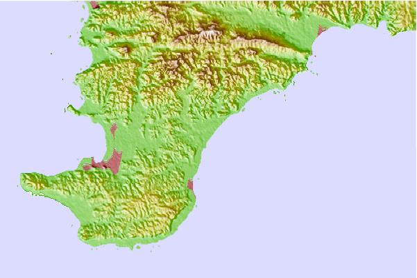 Surf spots located close to Wada Rivermouth