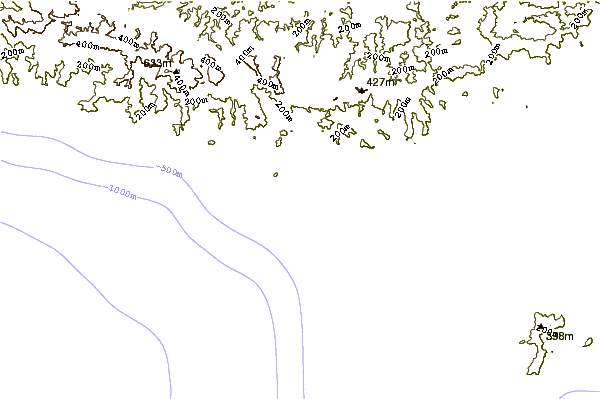 Shoreline around Waidroka