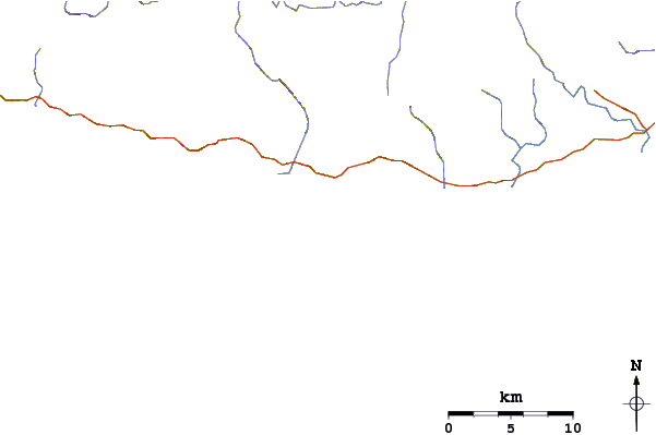Roads and rivers around Waidroka