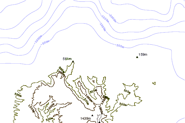 Shoreline around Waikokos