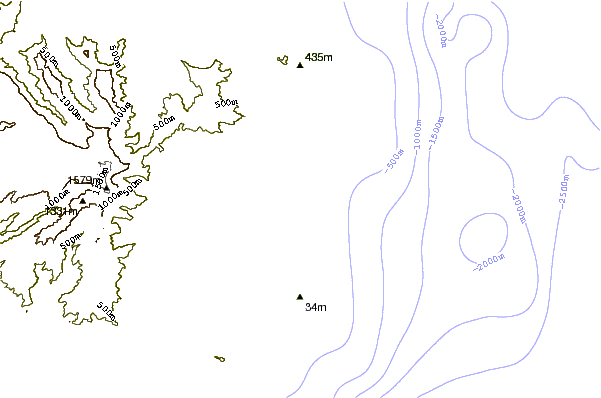 Shoreline around Wailua/Horners