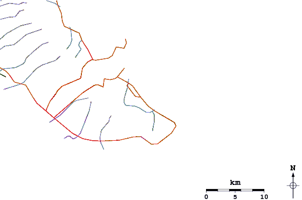 Roads and rivers around Waimanalo