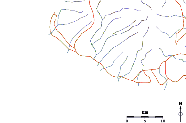 Roads and rivers around Waimea Rivermouth