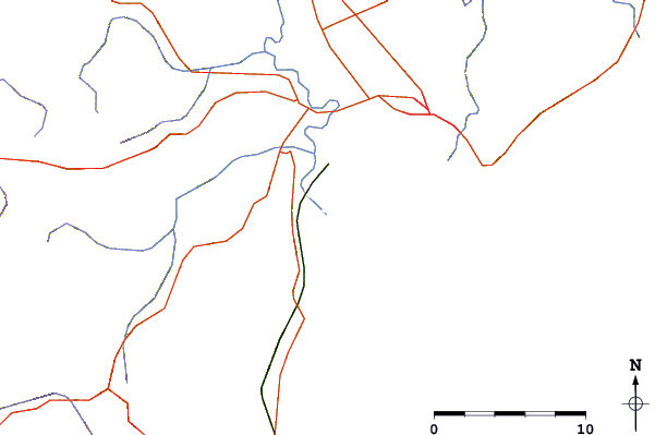 Roads and rivers around Waipaoa River