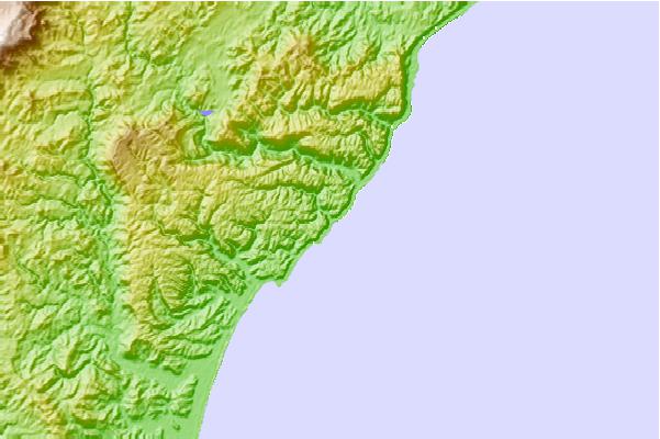Surf spots located close to Waipatiki