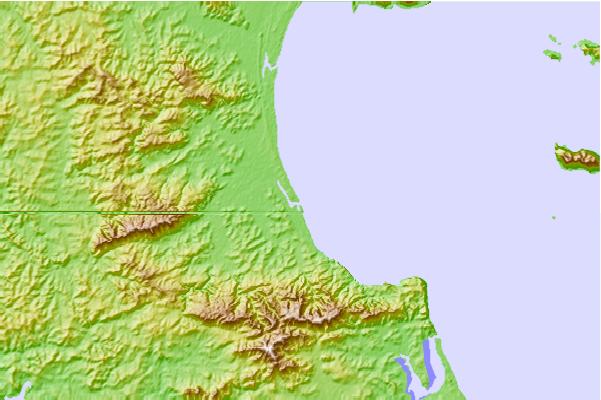 Surf spots located close to Waipu River