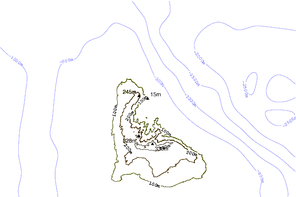 Shoreline around Walkers