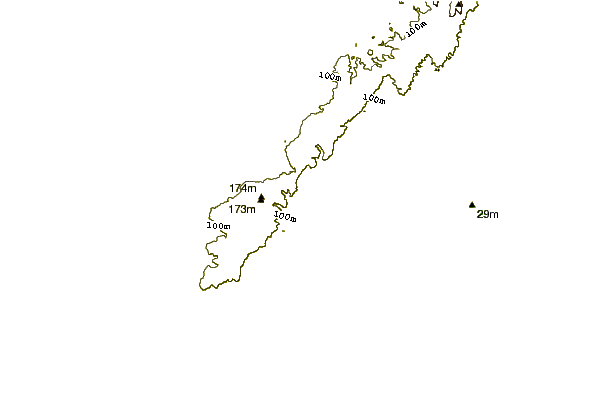 Shoreline around Walkerville