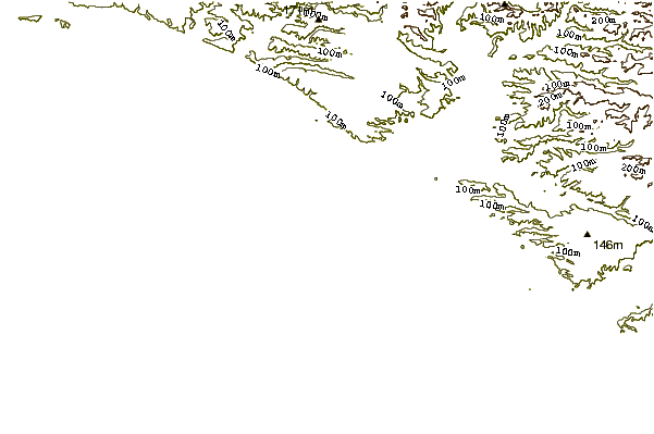 Shoreline around Wanganui River Mouth