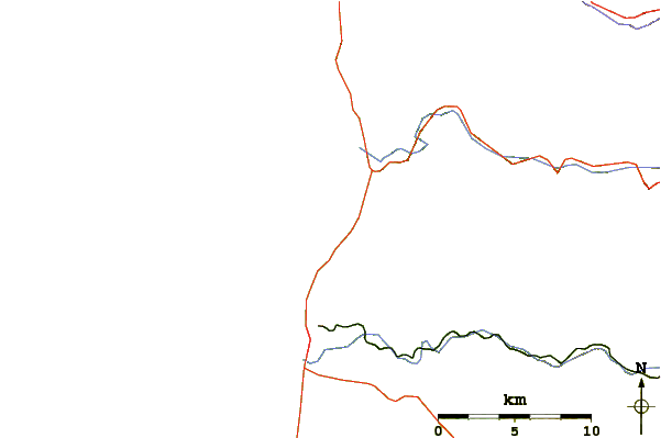 Roads and rivers around Ward Avenue