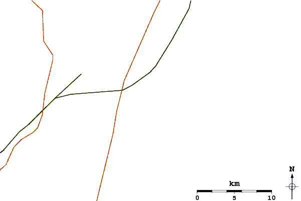 Roads and rivers around Wells Beach