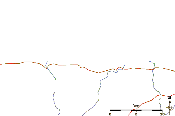 Roads and rivers around Wells-next-the-sea