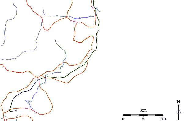 Roads and rivers around Werri Point