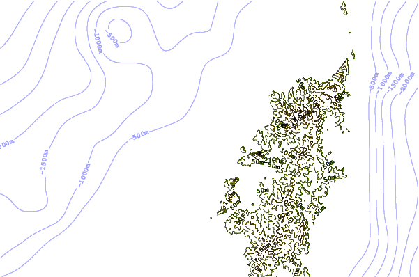 Shoreline around West Passage (Babelthuap)