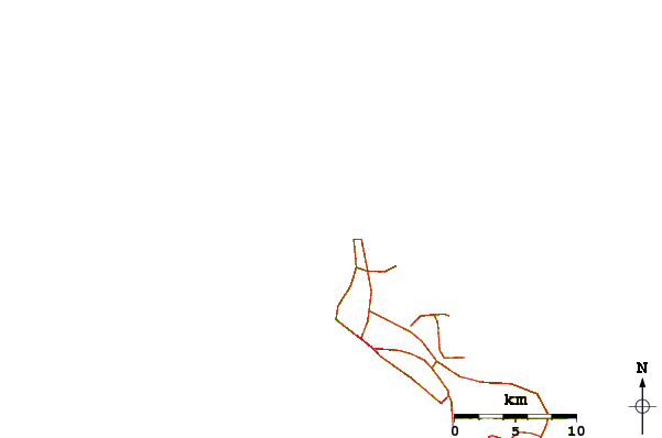 Roads and rivers around West Point
