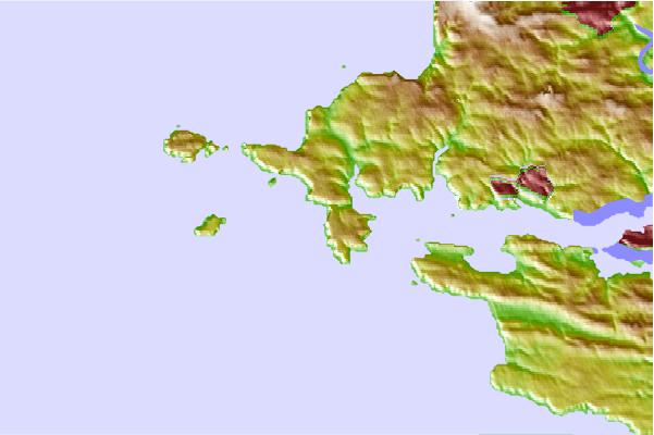 Surf breaks located close to West Dale