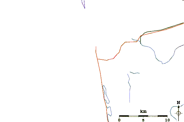 Roads and rivers around Westport-The Corner