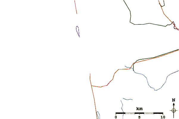 Roads and rivers around Westport-The Groins