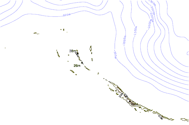 Shoreline around Whale Point Cut