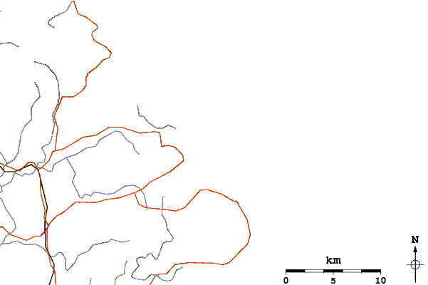 Roads and rivers around Whananaki bar