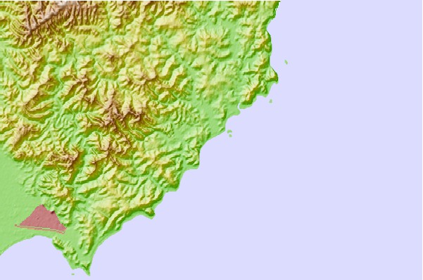 Surf spots located close to Whangara