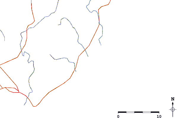 Roads and rivers around Whangara