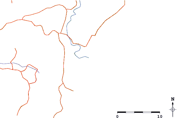 Roads and rivers around Whareama