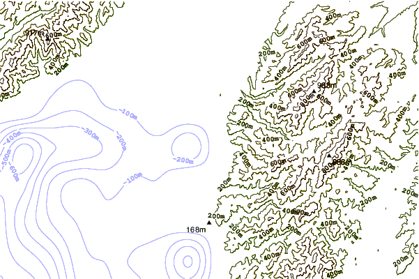 Shoreline around Whatarangi Bombora