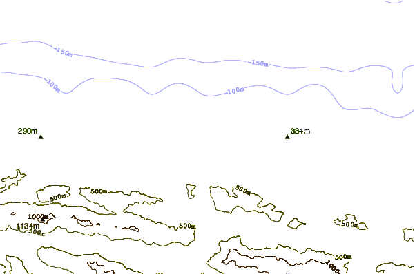 Shoreline around Whiskey Creek