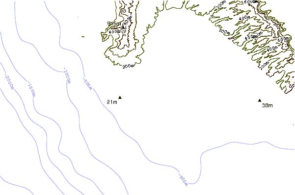 Shoreline around White Plains Beach