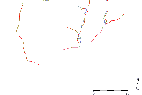 Roads and rivers around White Rock