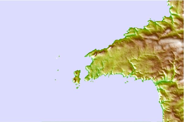 Surf spots located close to Whitesand Bay