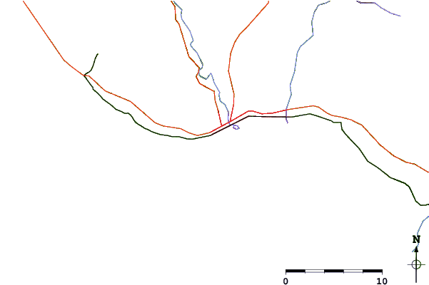 Roads and rivers around Swift Street