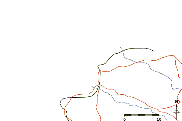 Roads and rivers around Wilderness