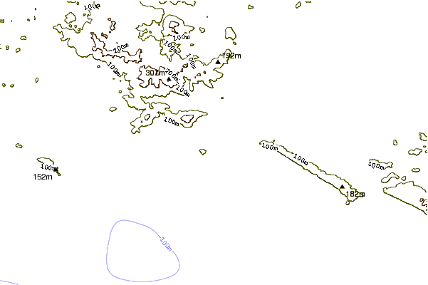 Shoreline around Wilsons Inlet