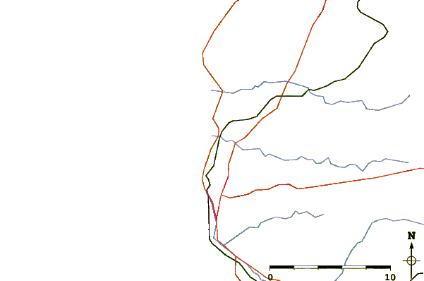 Roads and rivers around Wimereux