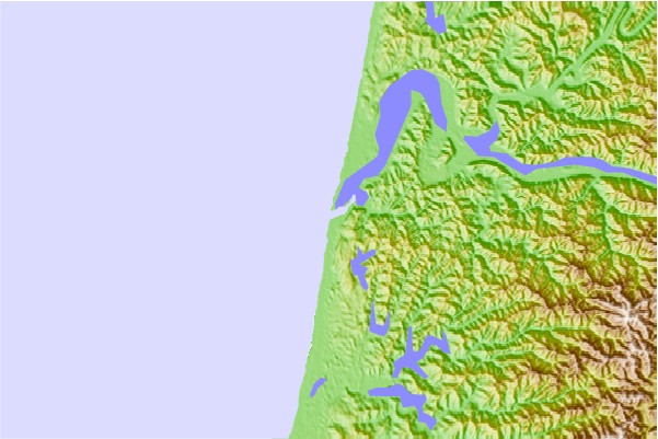 Surf breaks located close to Winchesteer Bay/Umpqua Jetty