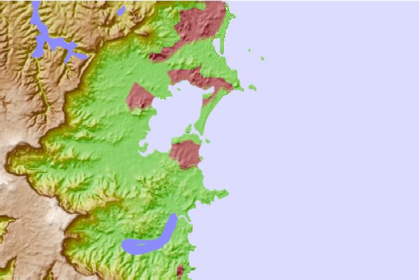 Surf spots located close to Windang Island