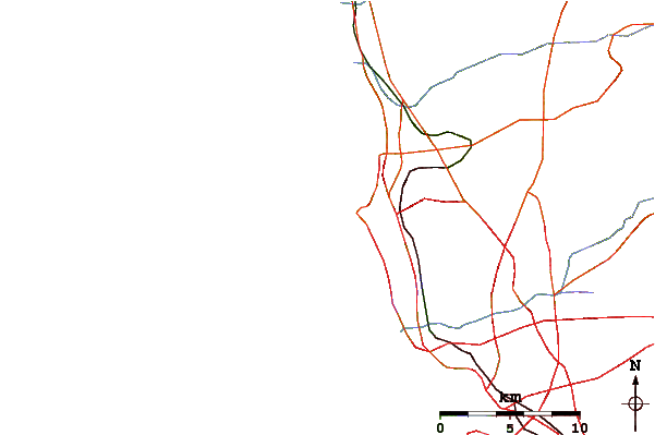 Roads and rivers around Windansea