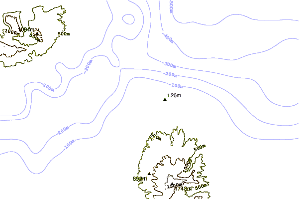 Shoreline around Windmills