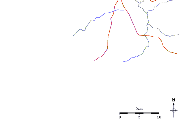 Roads and rivers around Windy Harbour