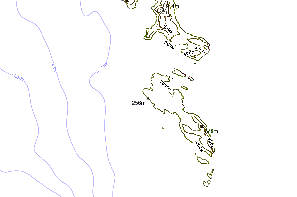 Shoreline around Witsands