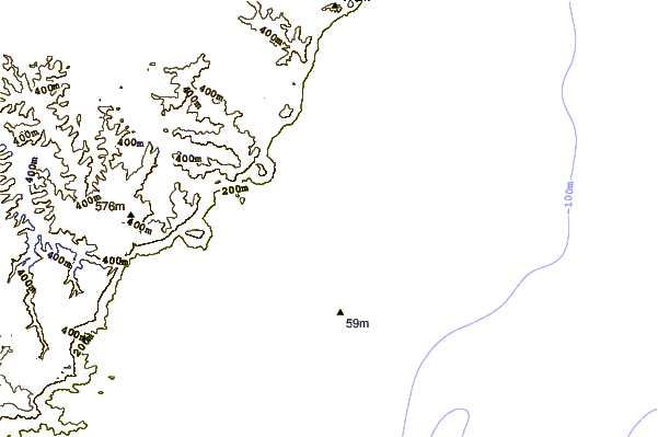 Shoreline around Wollongong South Beach