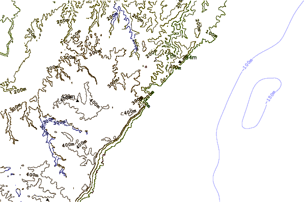 Shoreline around Wombarra