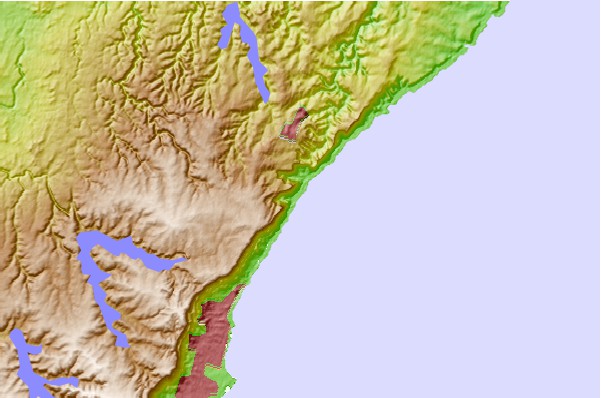Surf spots located close to Wombarra