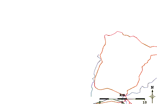 Roads and rivers around Woolacombe