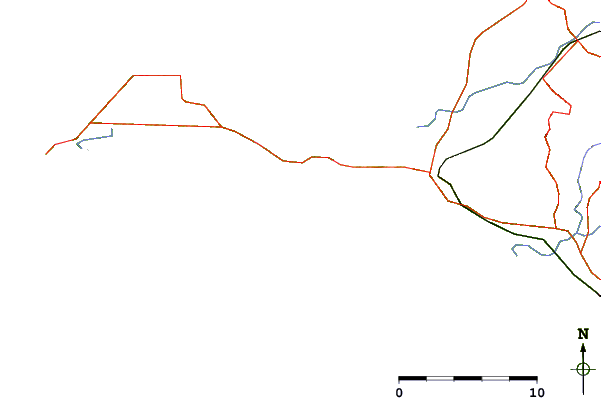 Roads and rivers around Woolamai