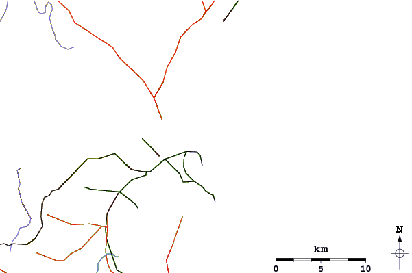 Roads and rivers around Woonona