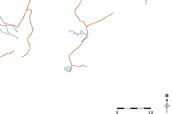 Roads and rivers around Wujiao Bay (Dongshan Dao)